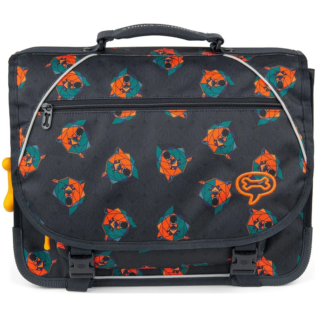Cartable Lily Geo Bear Navy - Stones and Bones