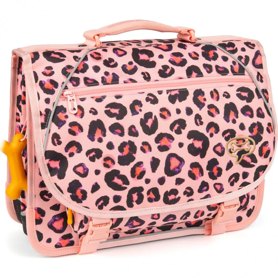 Cartable Lily Léopard Pink - Stones and Bones