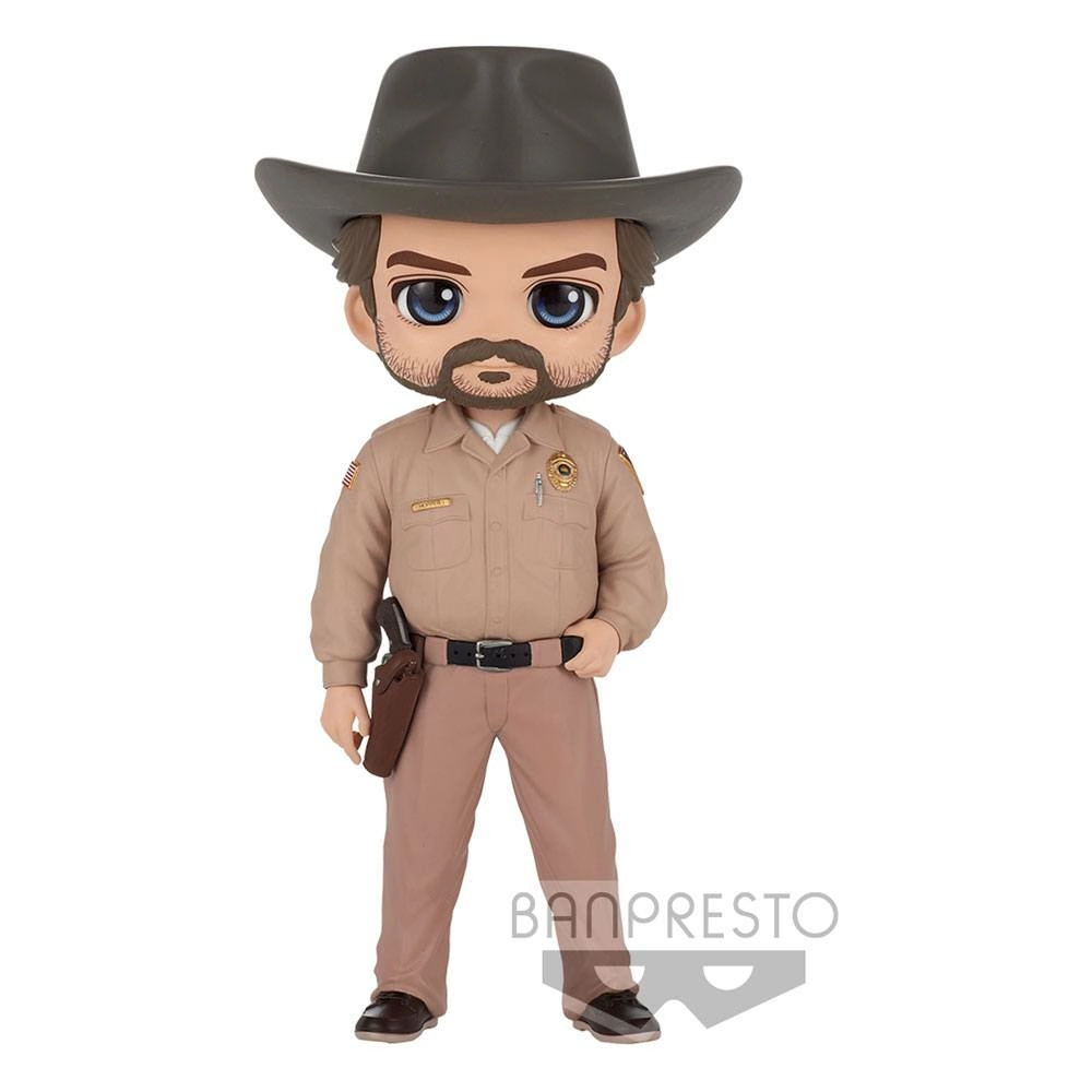 Stranger things figurine q posket hopper 15 cm