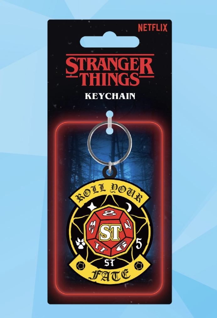 Stranger things - porte-clés 3d 'spinner'
