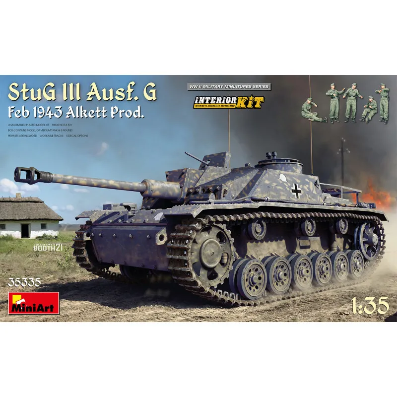 StuG III Ausf. G Alkett. MINIART 35335