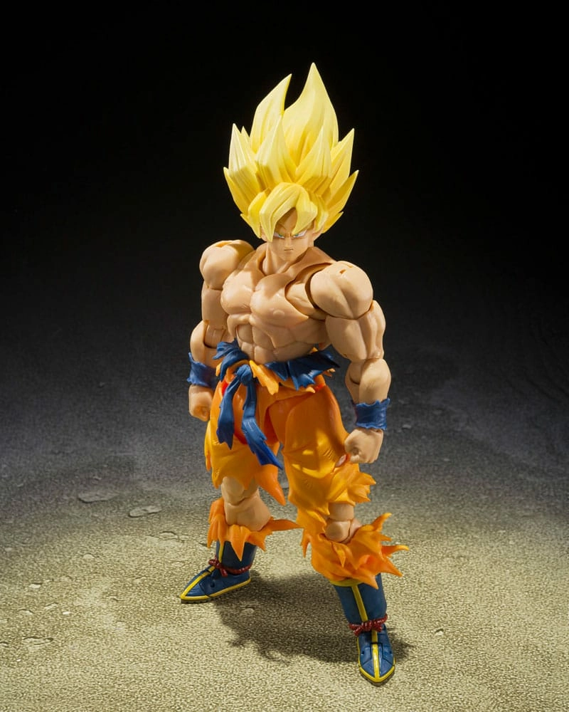 Super saiyan son goku -legendary super saiyan- figura 15,4 cm dragon ball z sh figuarts best selection