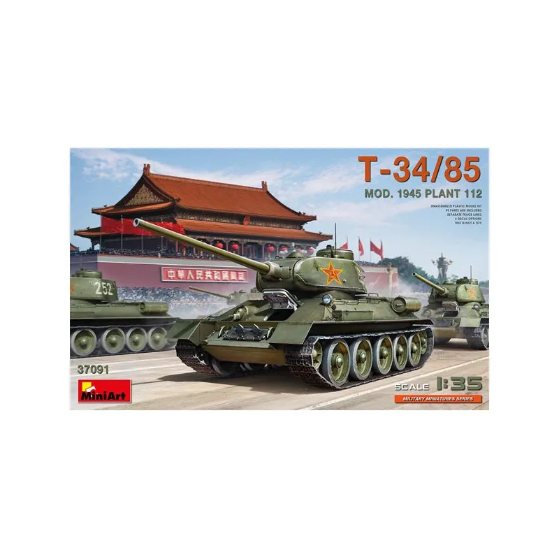 T-34/85, mod. 1945. MINIART 37091