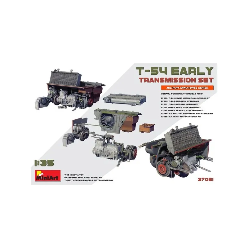 Boîte de vitesses T-54. MINIART 37051