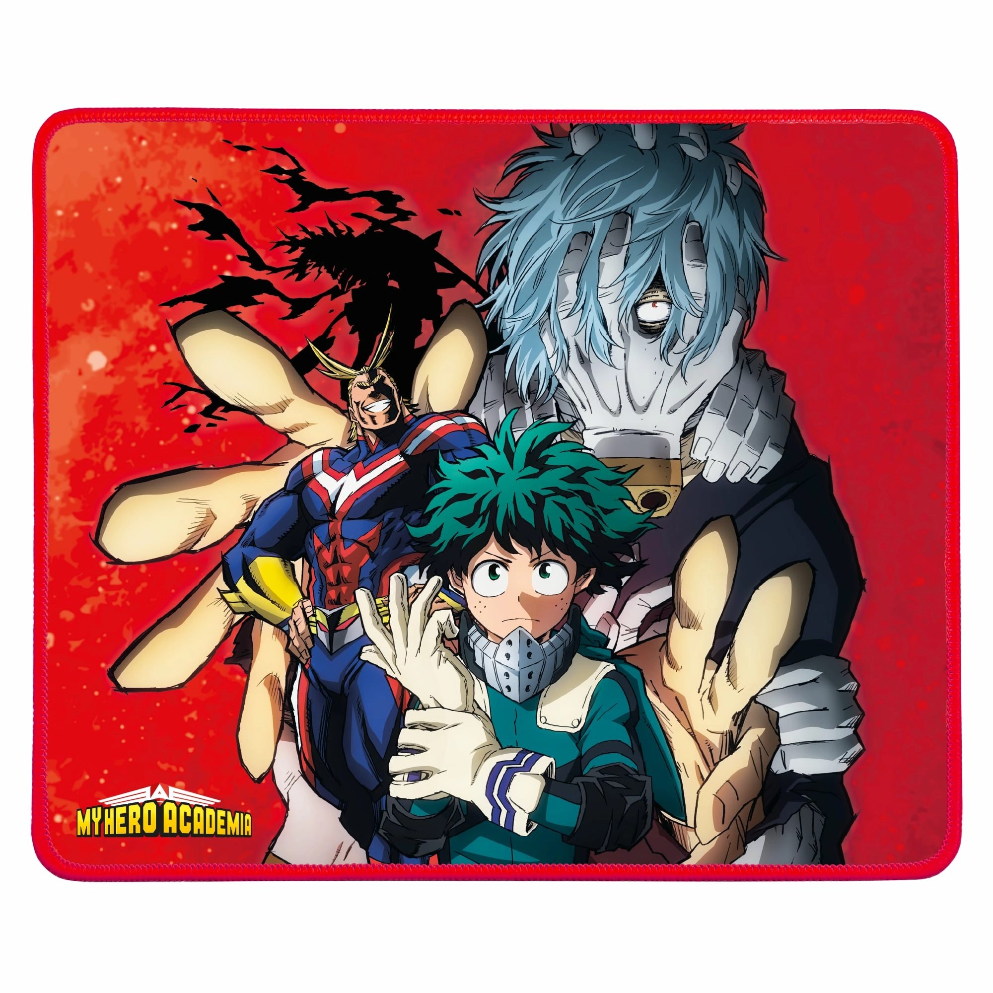 Tapis de souris rouge mha