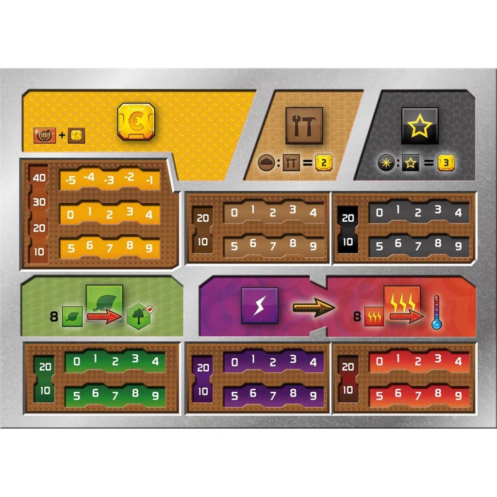 Terraforming Mars : Deluxe Playerboards