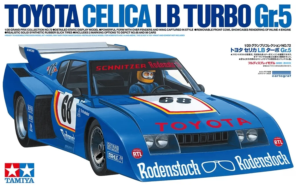Toyota Celica LB Turbo Gr.5 1/20 Tamiya - 20072