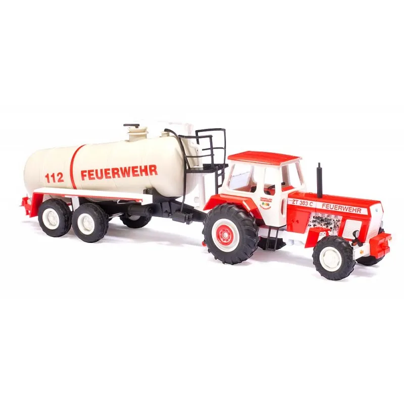 Tracteur Fortschr ZT303 avec tonneau. BUSCH 42826