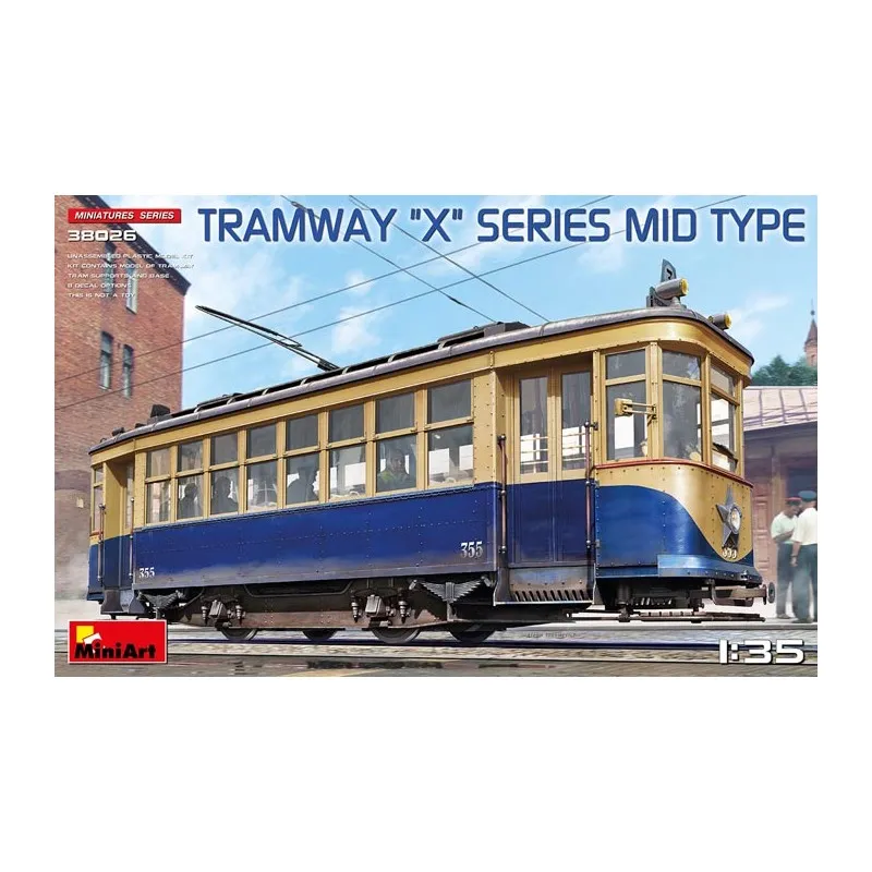Tramway de la série « X ». MINIART 38026