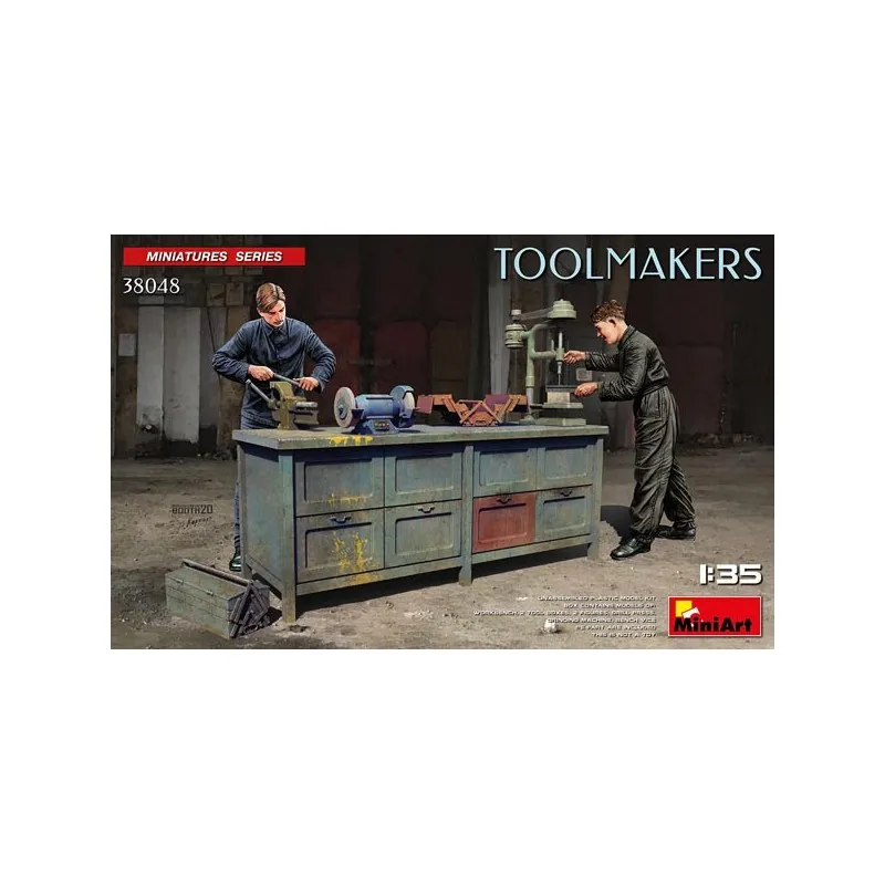 Des travailleurs avec des outils. MINIART 38048