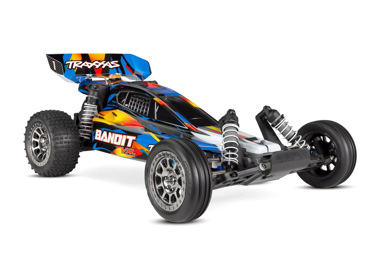 Traxxas Bandit Pro Series VXL Brushless 1/10 RTR - 24076-74-BLU