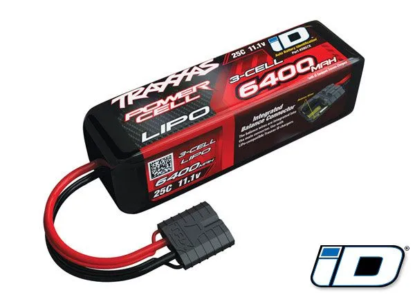 Traxxas Batterie Lipo 3S 11,1V 6400mAh 25C ID - 2857X