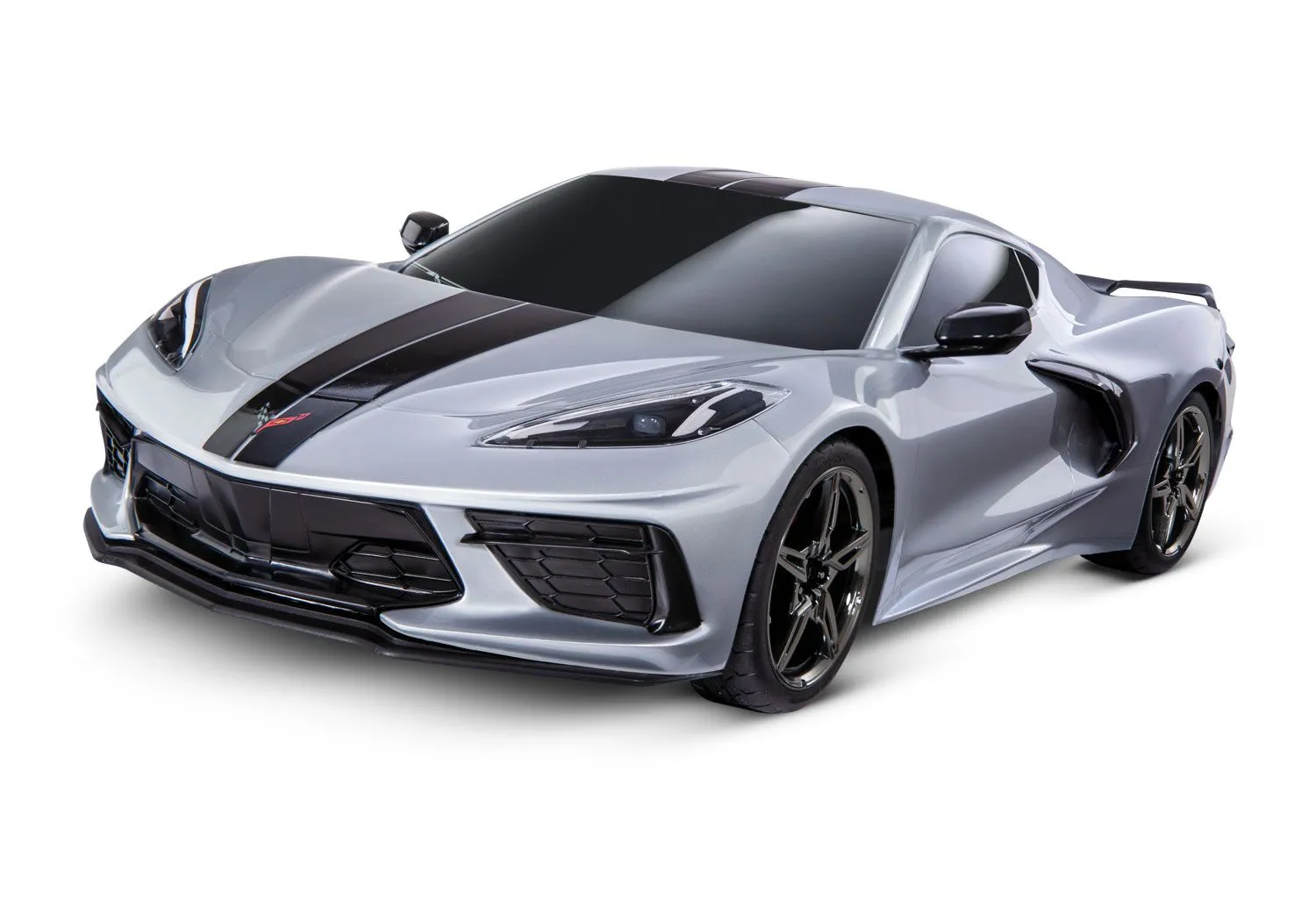 Traxxas Chevrolet Corvette Stingray 4-Tec RTR Gris - 93054-4-SLVR