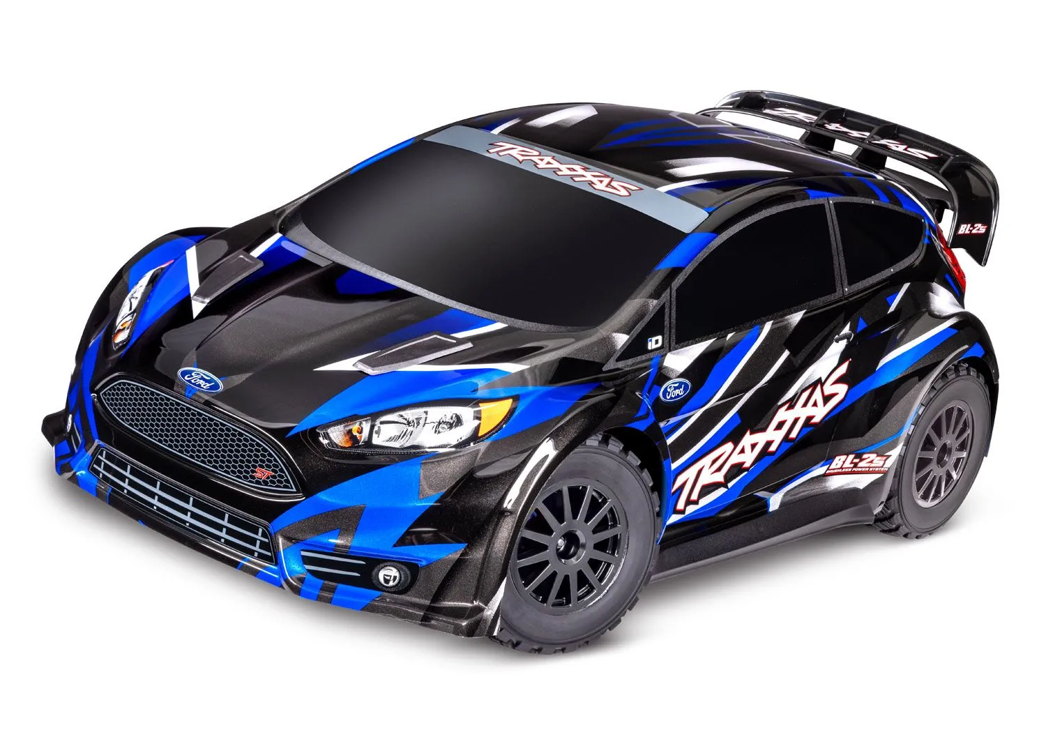 Traxxas Ford Fiesta ST Rally BL-2S Bleu 1/10 RTR - 74154-4-BLUE