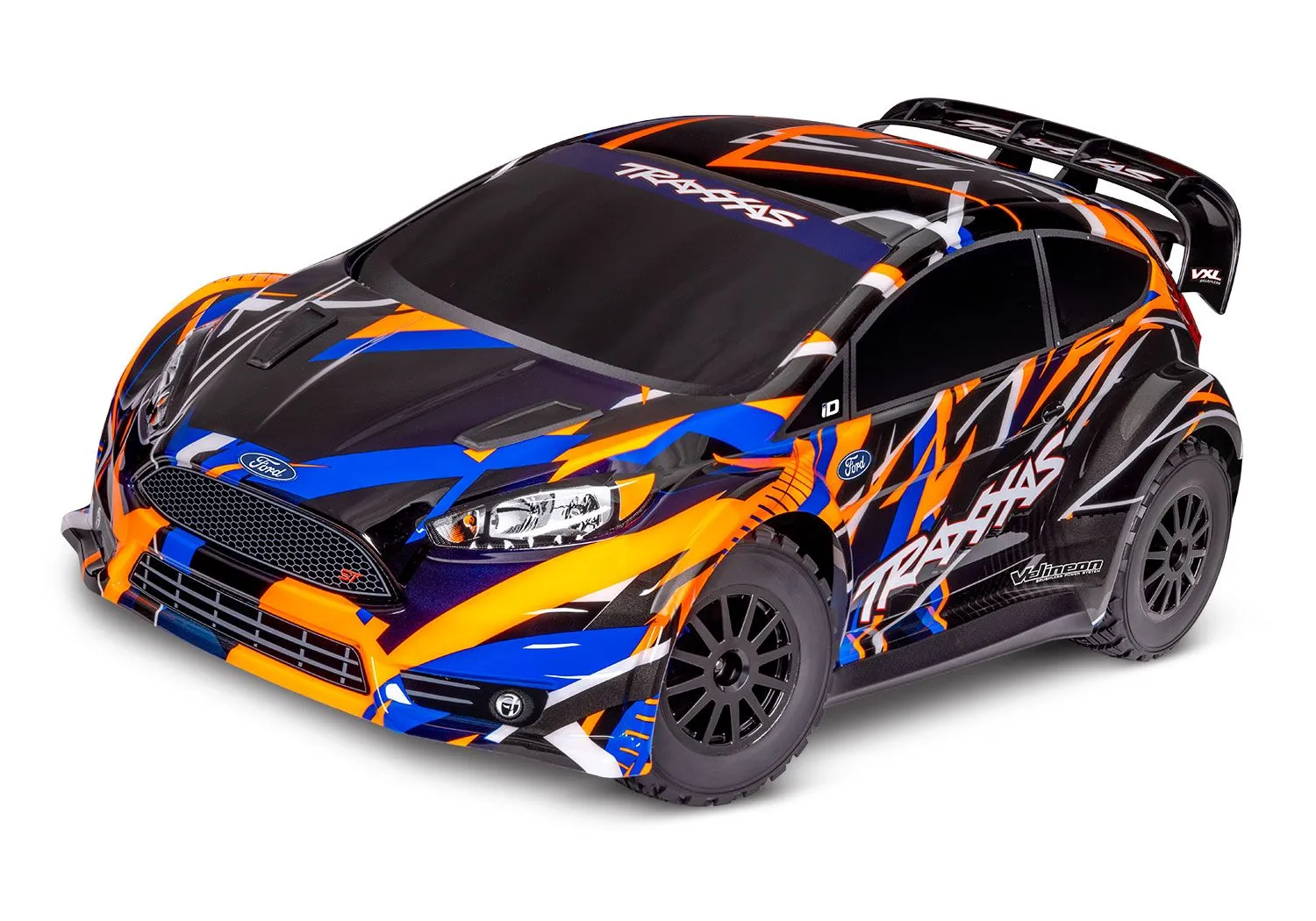 Traxxas Ford Fiesta ST Rally VXL Brushless Orange 1/10 RTR - 74276-4-ORNG
