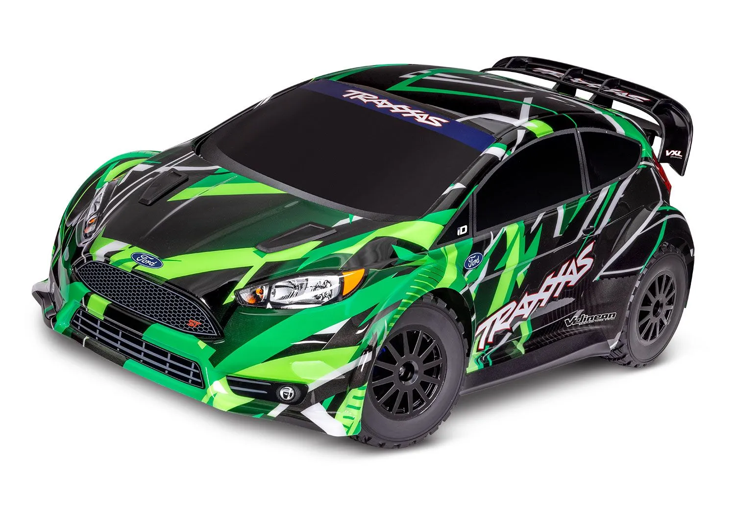 Traxxas Ford Fiesta ST Rally VXL Brushless Vert 1/10 RTR - 74276-4-GRN
