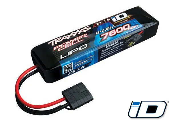 Traxxas Batterie Lipo 2S 7,4V 7600mAh 25C ID - 2869X