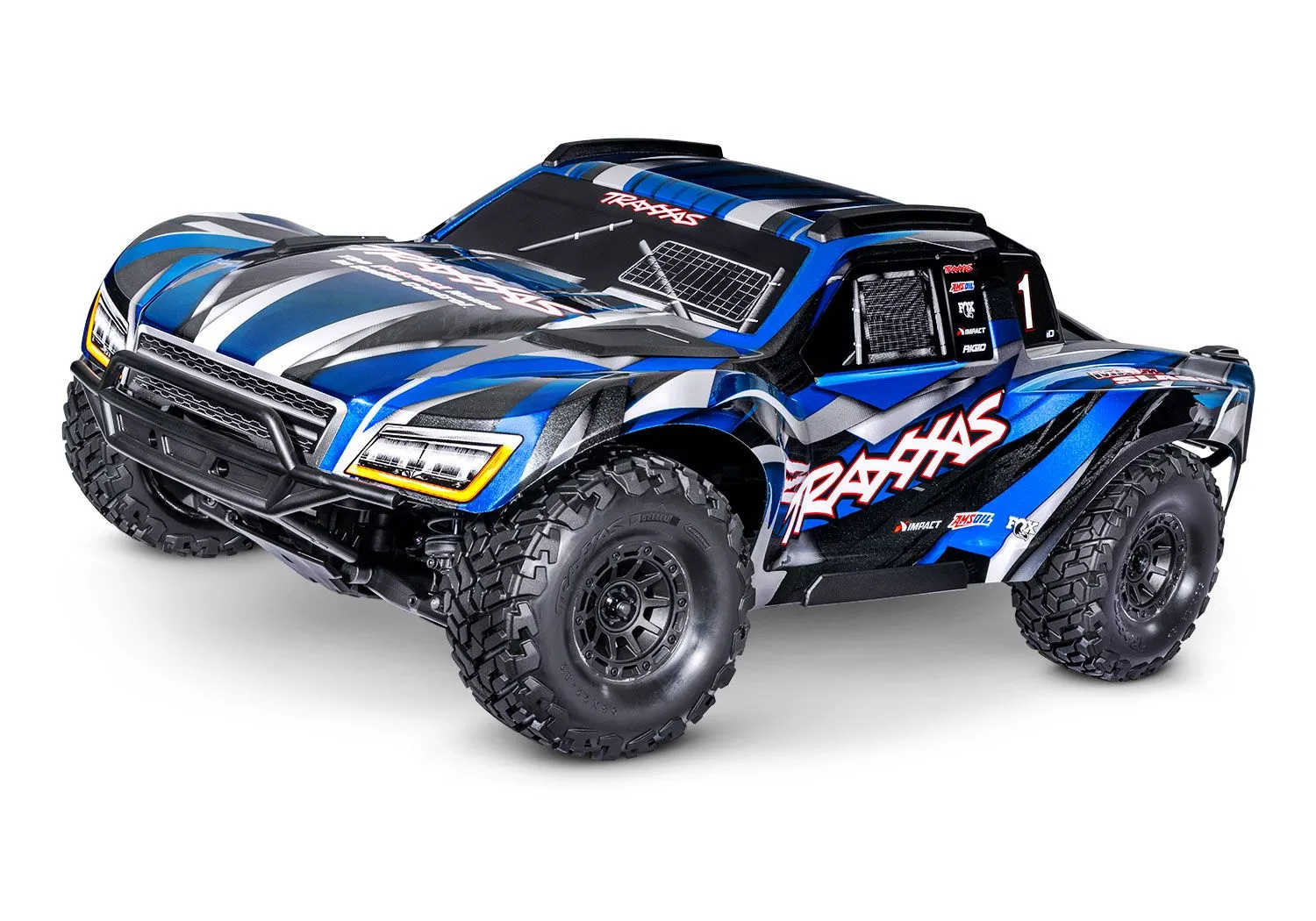 Traxxas Maxx Slash 6S 4WD Bleu 1/8 RTR - 102076-4-BLUE