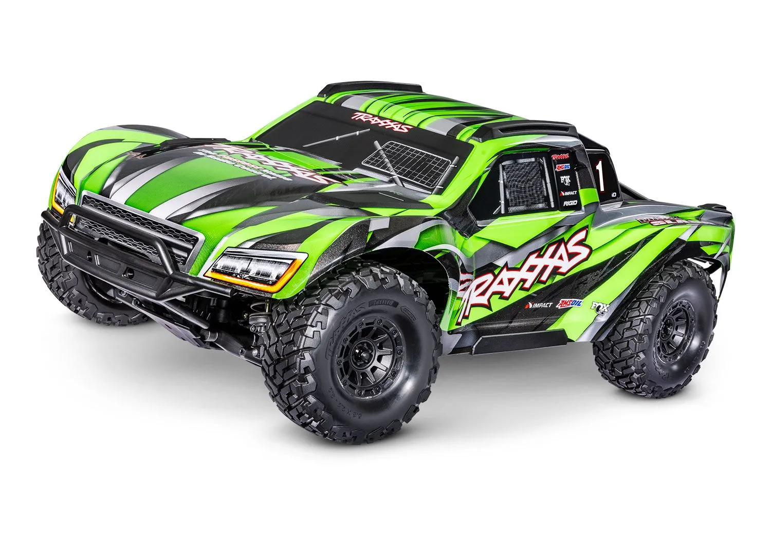Traxxas Maxx Slash 6S 4WD Vert 1/8 RTR - 102076-4-GRN