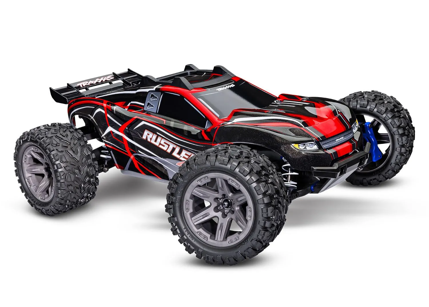 Traxxas Rustler 4x4 Brushless BL-2s Rouge 1/10 - 67164-4-RED