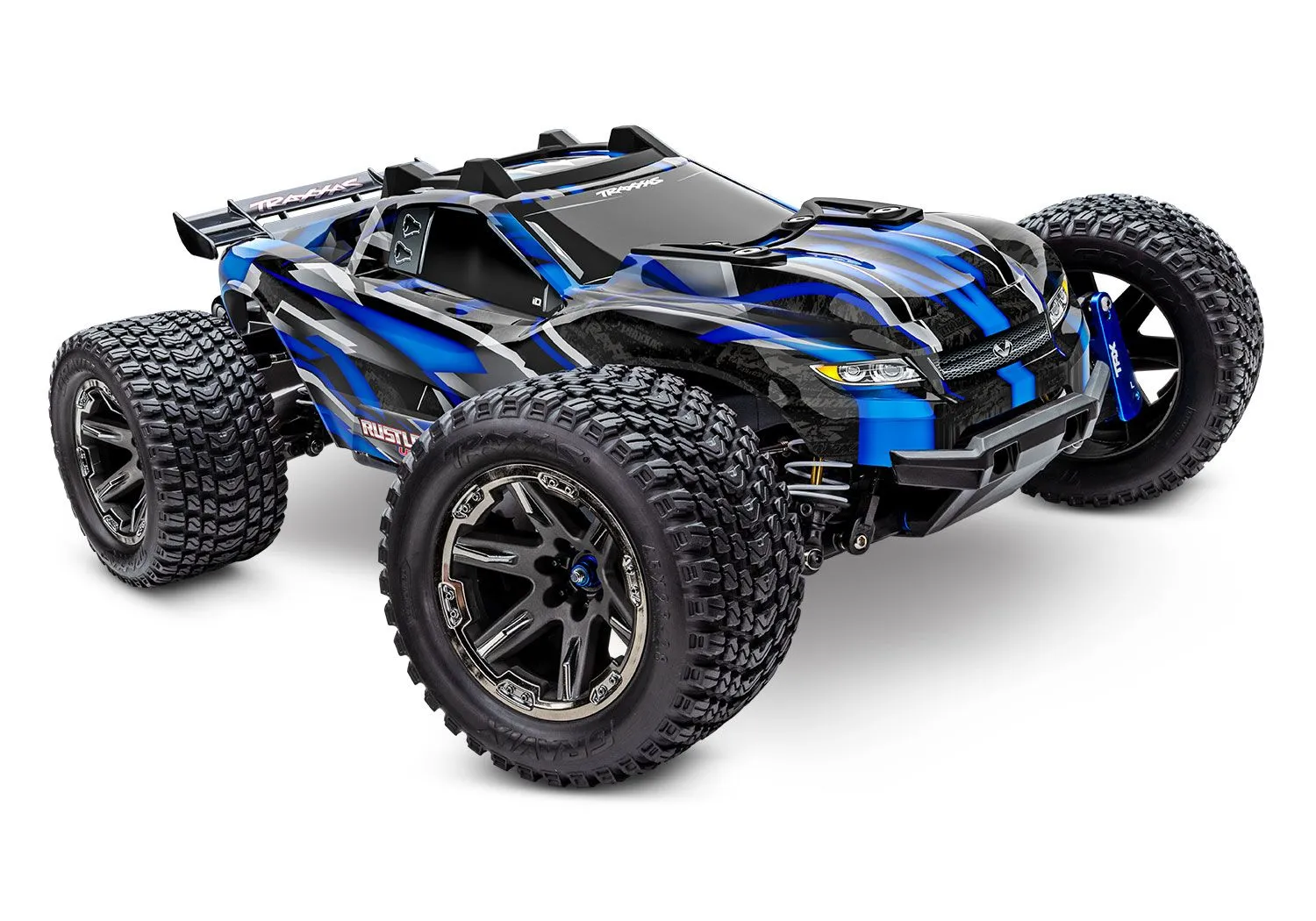 Traxxas Rustler 4x4 Ultimate VXL Bleu 1/10 RTR - 67097-4-BLUE