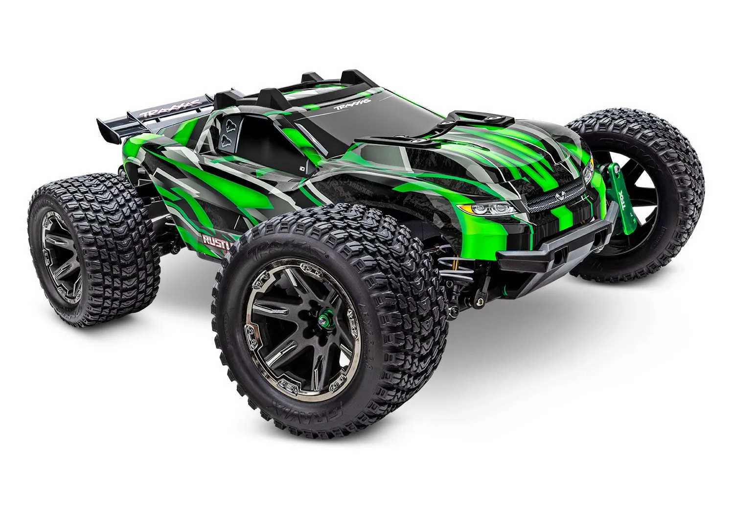 Traxxas Rustler 4x4 Ultimate VXL Vert 1/10 RTR - 67097-4-GRN