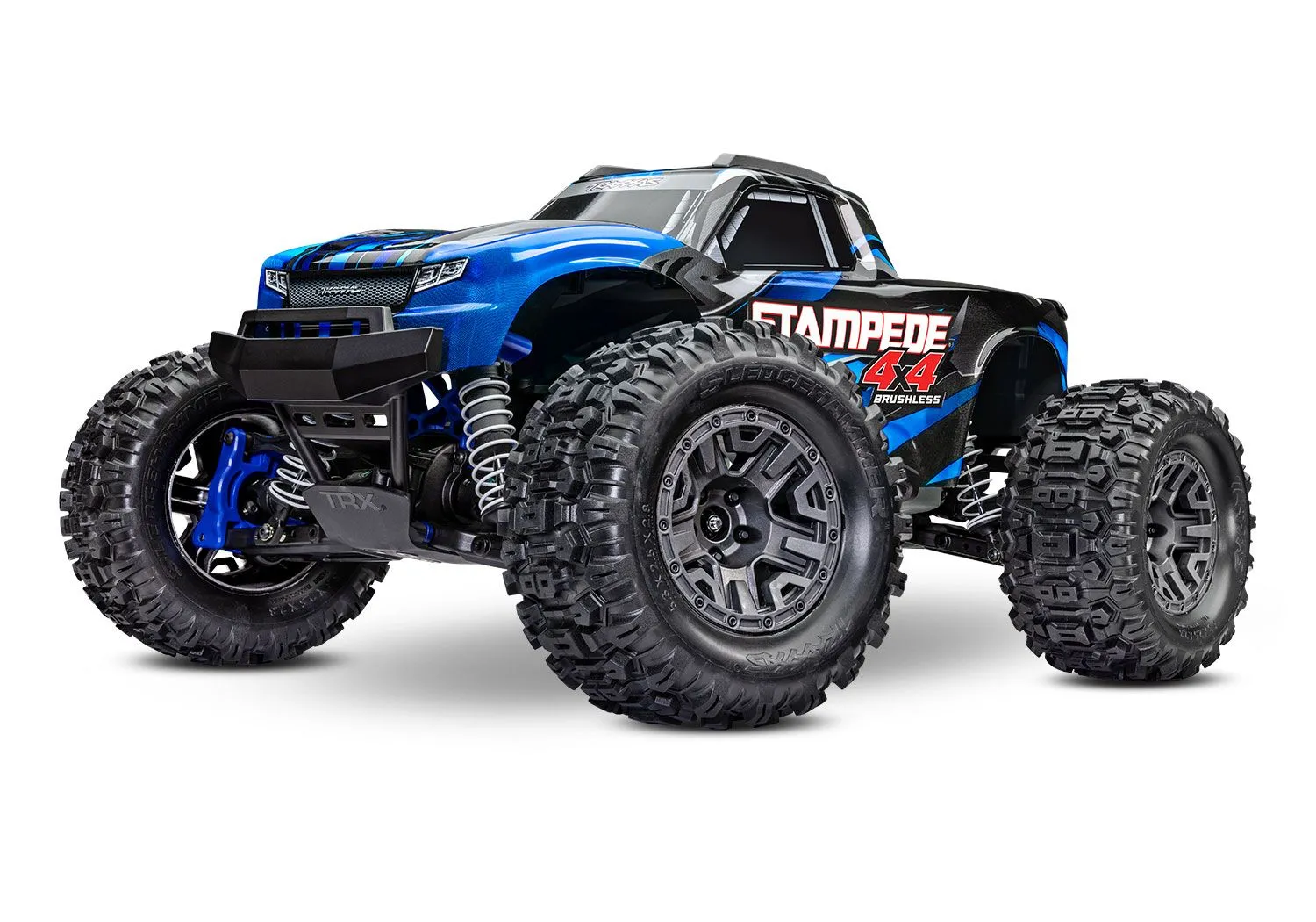 Traxxas Stampede 4X4 BL-2S Bleu 1/10 RTR - 67154-4-BLUE