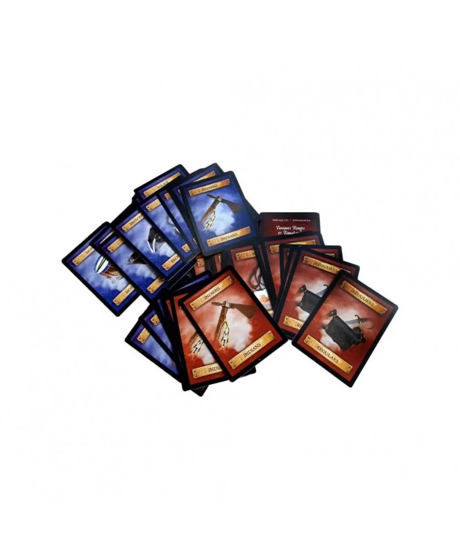 Mousquets & Tomahawks : Cartes Tuniques Rouges & Tomahawks