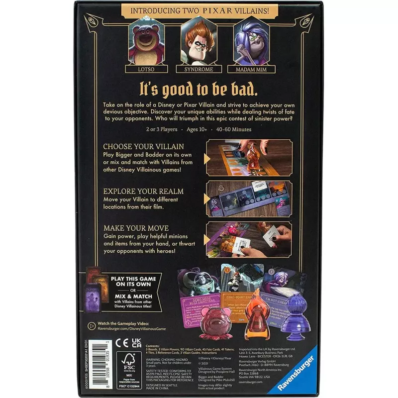 Villainous - Extension - Plus grands Plus méchants