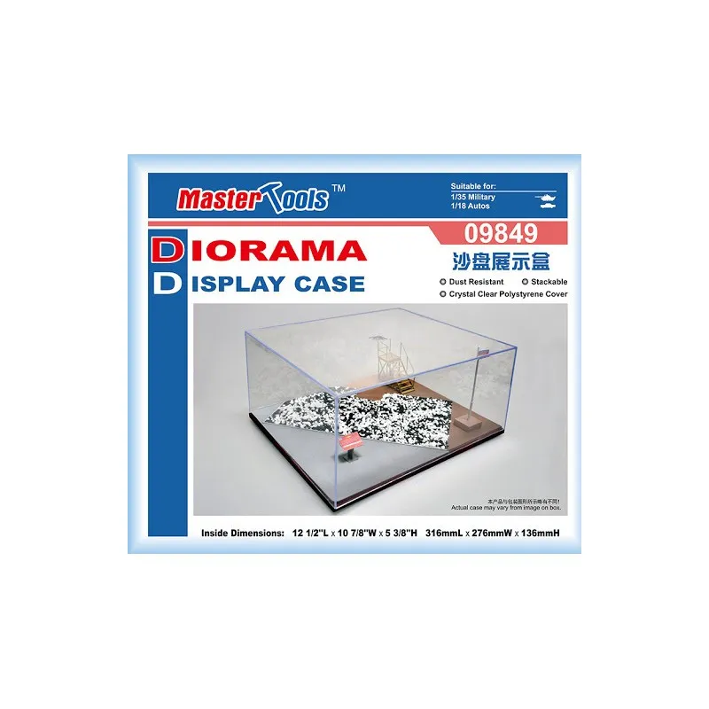 Vitrine. 316 x 276 x 136 millimètres. TRUMPETER 09849