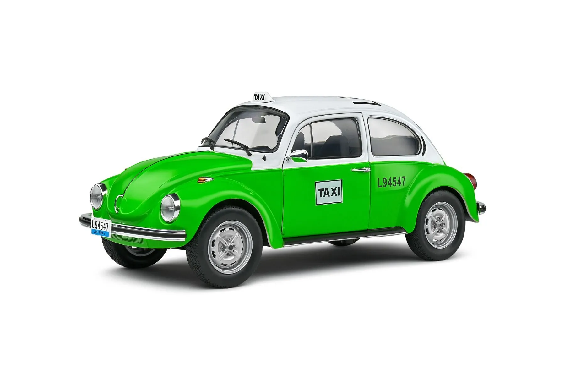 Volkswagen Beetle 1300 Mexican Taxi Green 1974 1/18 SOLIDO - S1800521