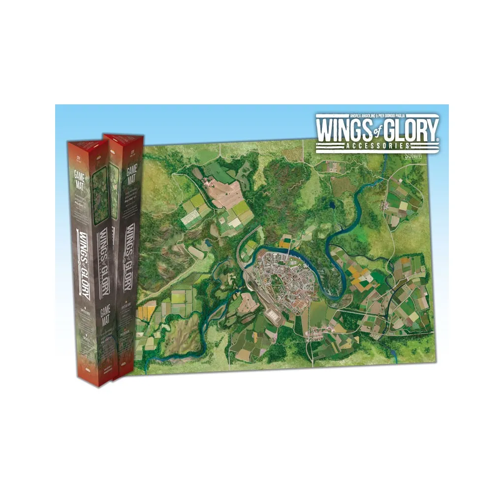 Terrain Mat Tissue - Wings of Glory : Game Mat City - 68x98