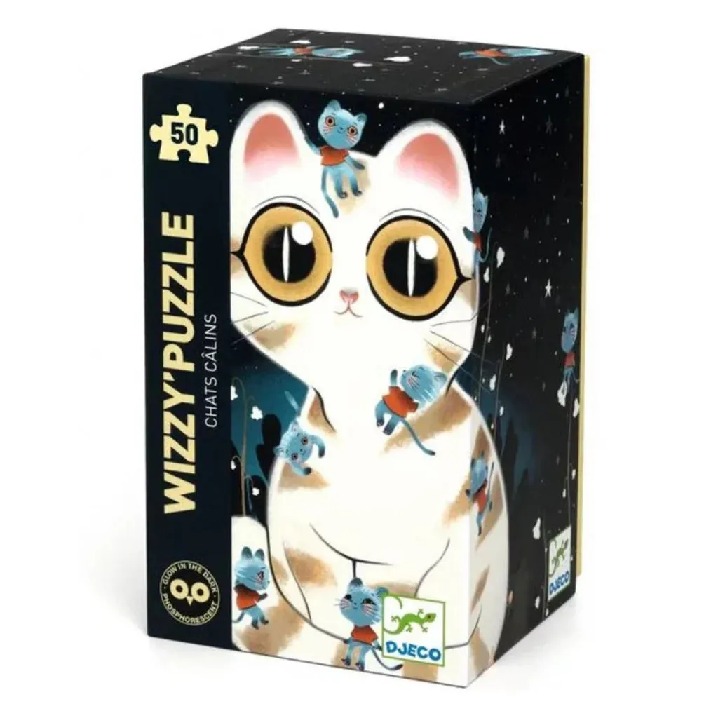 Wizzy Puzzle - Chats Câlins - 50 Pièces
