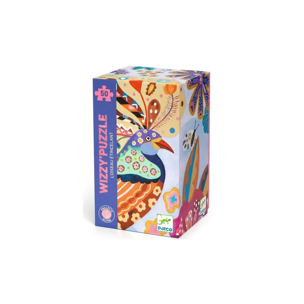 Wizzy Puzzle - L'oiseau étincelant - 50 Pièces