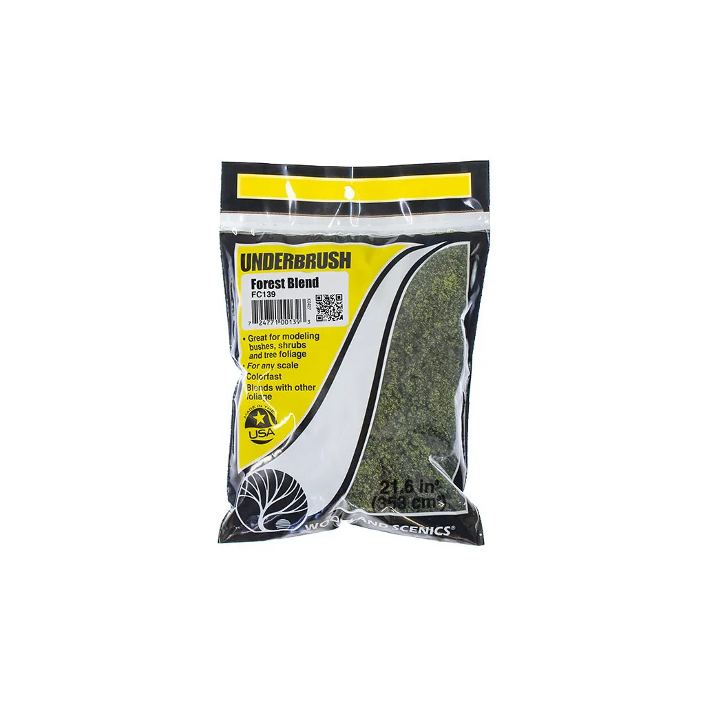 Woodland Scenics - Petit Feuillage en Sachet - Forest Blend