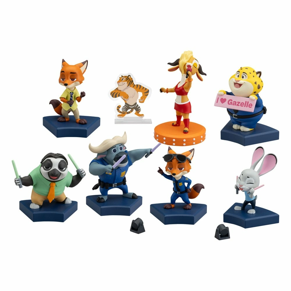 Zootopie assortiment figurines mini egg attack blind box concert series 8 cm (6)